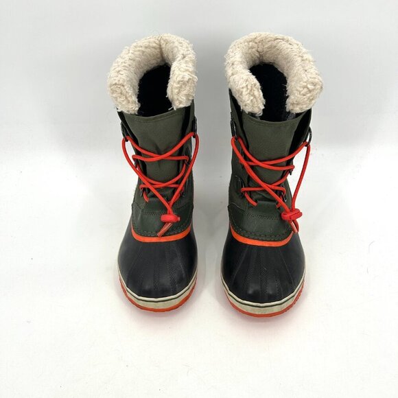 SOREL Women's Green Yoot Pac Lined Waterproof Nylon Surplus Winter Boots Size 6 - Picture 3 of 10